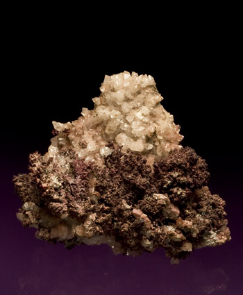 Copper and Calcite Tsumeb Namibia cabinet specimen