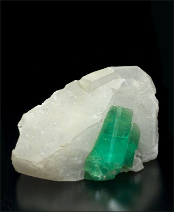 Emerald on Calcite Colombia